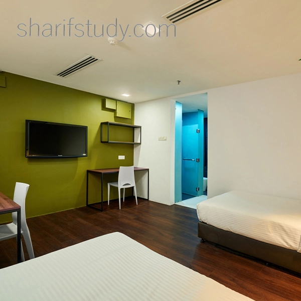 Deluxe En-suite Twin-accommodations taylors malaysia