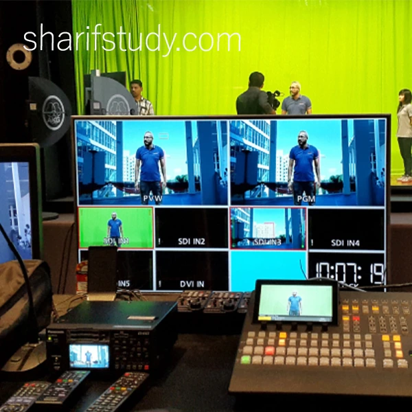 Taylor's university tv broadcasting studio-Malaysia