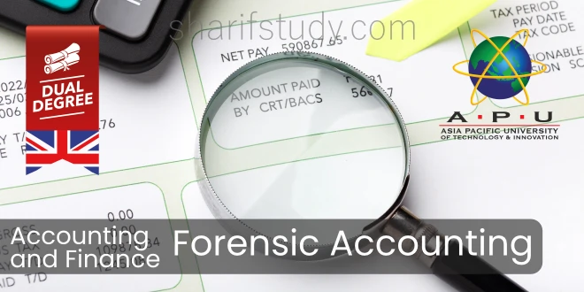 APU University BA of Accounting and Finance in Forensic Accounting