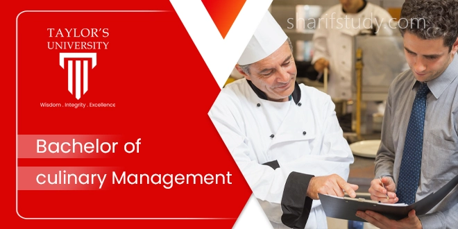 Taylors Bachelor of culinary Management