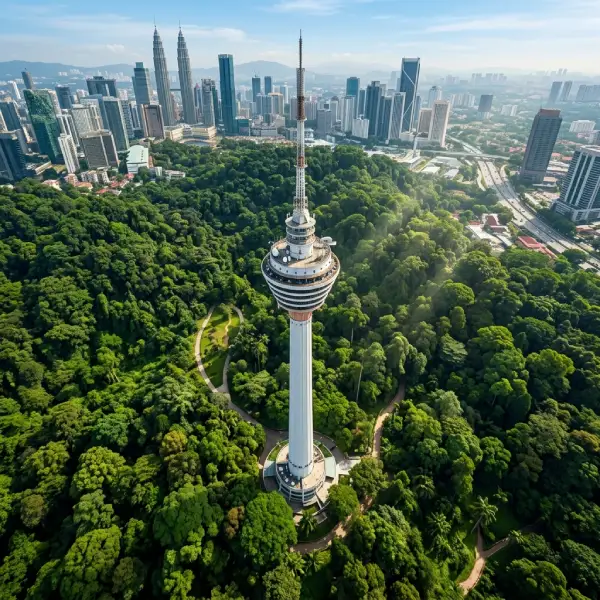 برج کوالالامپور (KL Tower)؛ نگهبان جنگل