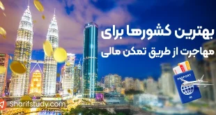 بهترین کشورها برای مهاجرت از طریق تمکن مالی